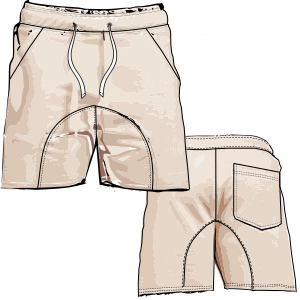 Moldes de confeccion para HOMBRES Shorts Bermudas 9988